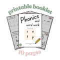 Phonics Booklet (s, a, t, p)