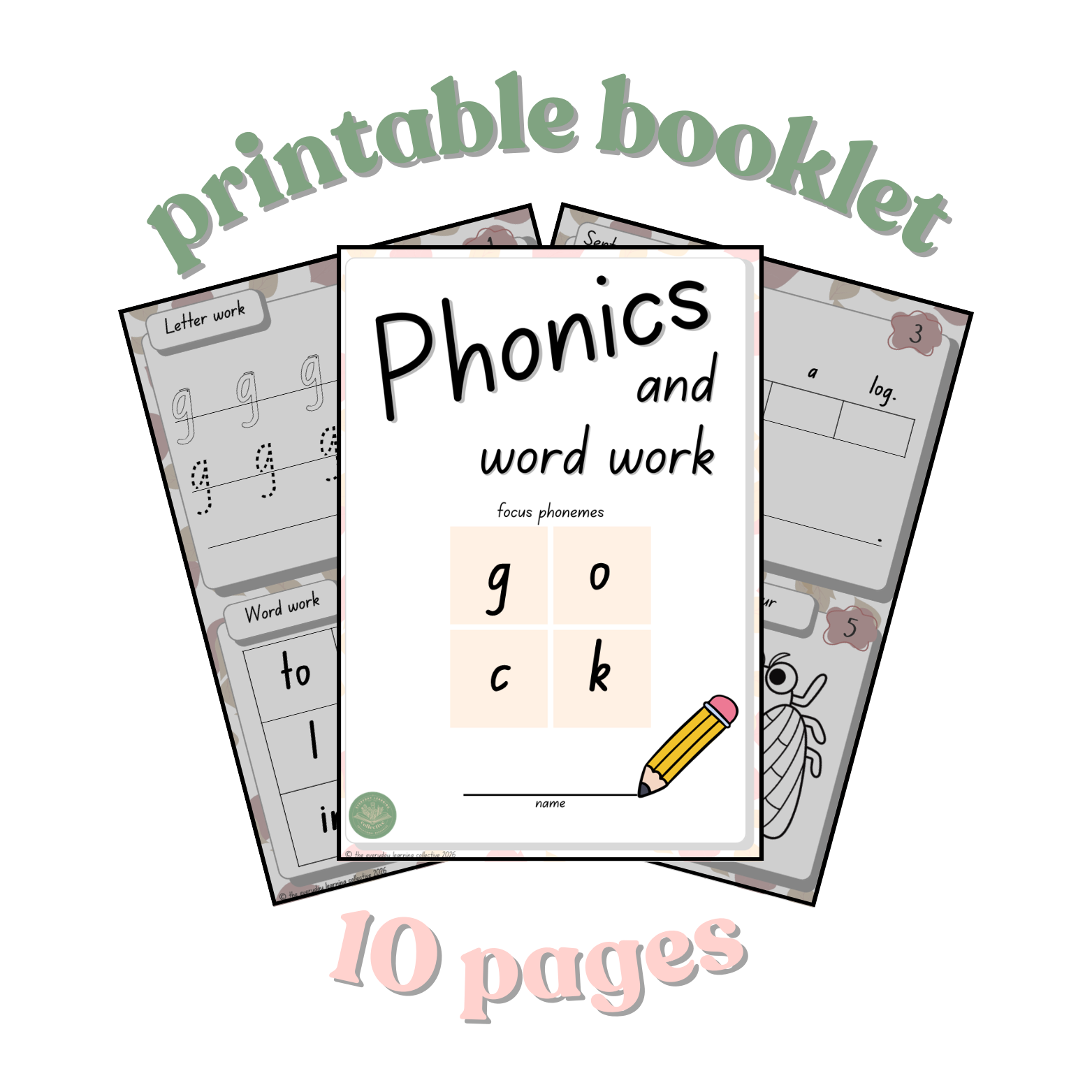 Phonics Booklet - (g, o, c, k)