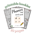 Phonics Booklet - (ck, e, u, r)