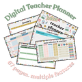 Digital Teacher Planner - Template